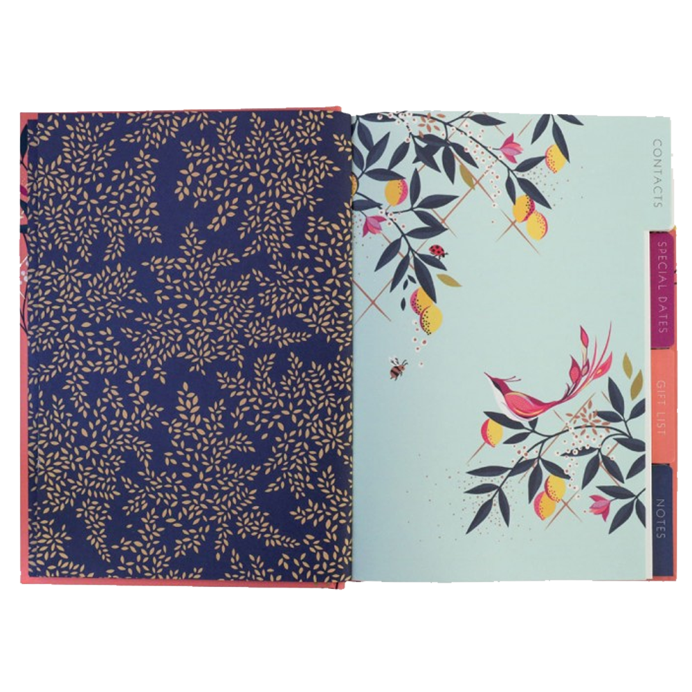 Sara Miller Coral Citrus Contacts Book